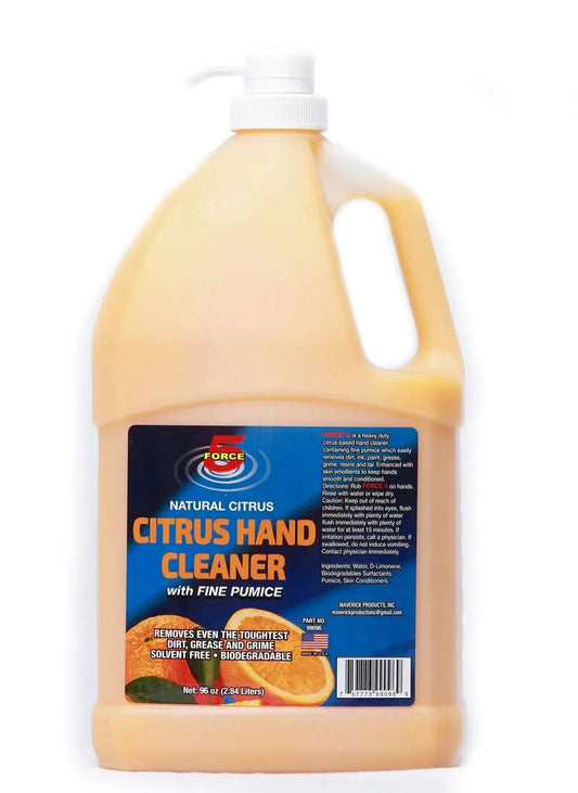 Force 5 Citrus Hand Cleaner with Pumice