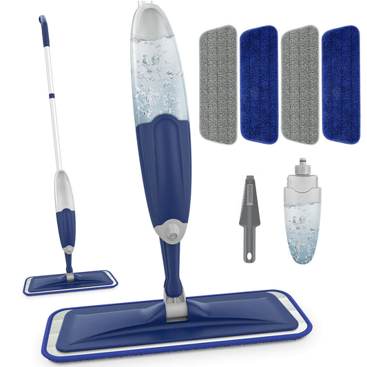 Microfiber Spray Mop with Refillable Bottle