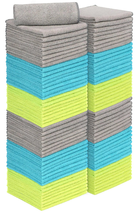100-Pack Microfiber Cleaning Cloths